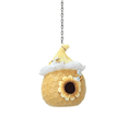 thumbnail image 1 of Honeycomb Beehive Birdhouse with Sunflower & Bee Accents, Hanging Birdhouse for Outside, Resin Birdhouses for Bluebird Sparrow Finch Cardinals Garden, Patio, Yard, 1 of 6
