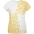 thumbnail image 1 of Honeycomb Bees All Over Womens T-Shirt - Small, 1 of 2