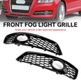 thumbnail image 1 of Honeycomb Bumper Front Fog Light Grill Grille Cover Fit for Audi A3 8P 2009-2013, 1 of 1