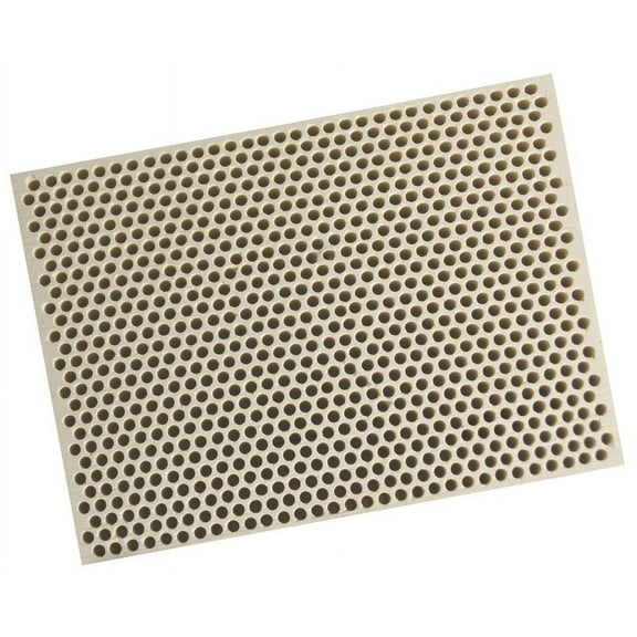 Honeycomb Ceramic Block Square with 850 Holes (2 mm Diameter) 100 mm x 75 mm x 20 mm Jewelry Soldering Tool - SOLD-0065