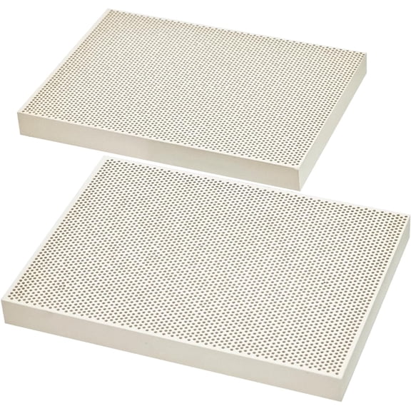 Honeycomb Ceramic Soldering Boards, Square High-Temperature Resistant Soldering Honeycomb Panel - Jewelry Welding Block, Fireproof Heating Plate for Melting Casting, Paint Drying