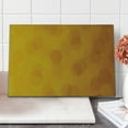 thumbnail image 1 of Honeycomb Cutting Board, Orange and Yellow Honeycombs Pattern Abstract Geometric Illustration, Decorative Tempered Glass Cutting and Serving Board, in 3 Sizes, by Ambesonne, 1 of 2