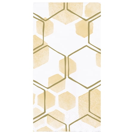 Honeycomb Dinner Napkins, 48 Count