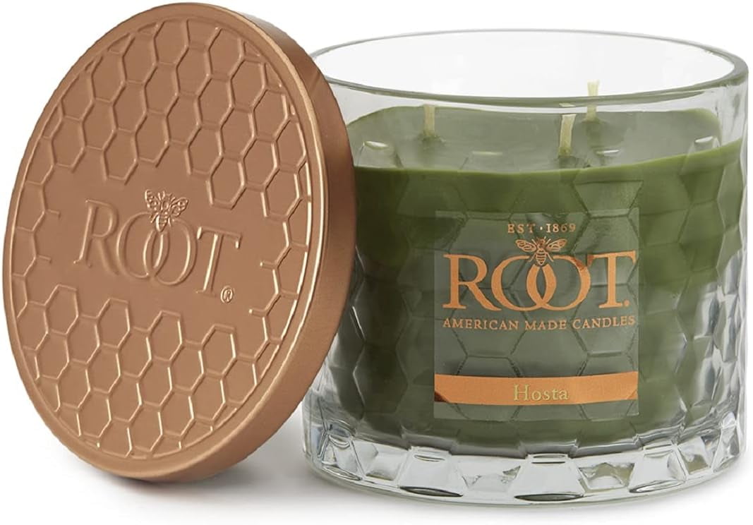 Root Candles Fall Collection 5-Ounce Scented Candle - Autumn Beeswax Blend In Square Glass, Handcrafted In USA