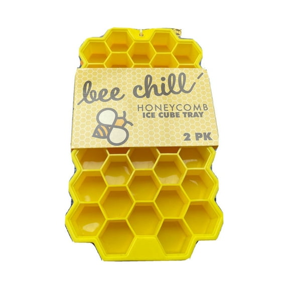 Honeycomb Ice Cube Trays (2-Pack) - Silicone - Dishwasher Safe - Evriholder