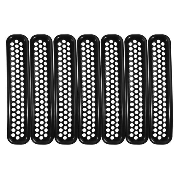 Honeycomb Mesh Front Grill Inserts Kit for 1997-2006 TJ & Unlimited - (7PCS)
