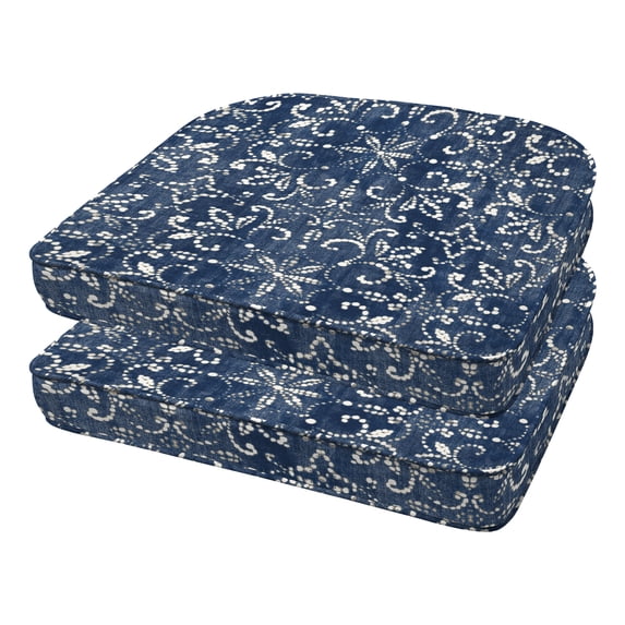 Honeycomb Outdoor Boheme Rounded Seat Pad (2-Pack)