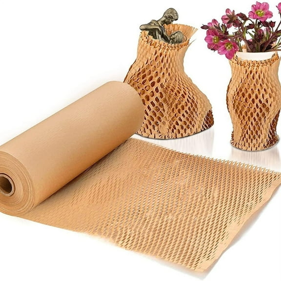 Honeycomb Packing Paper 15 Inch x 164 Foot. Brown Honeycomb
