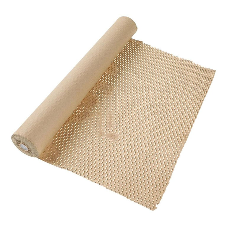  Packaging Paper Honeycomb Cushioning Wrap Roll,12 x 131'  Honeycomb Packing Paper Honeycomb Cushioning Wrap Roll Recyclable Wrapping  Paper,Recyclable Wrapping Paper Ecofriendly Packaging Paper for : Office  Products