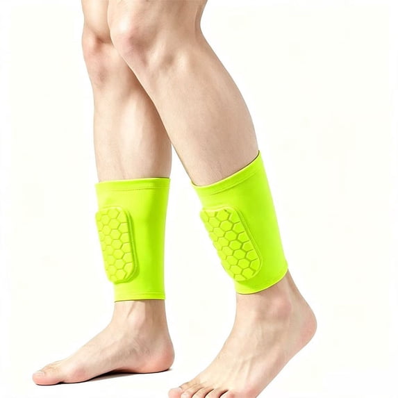 Honeycomb Padded Calf Compression Sleeves, Shockproof Leg Protectors ...