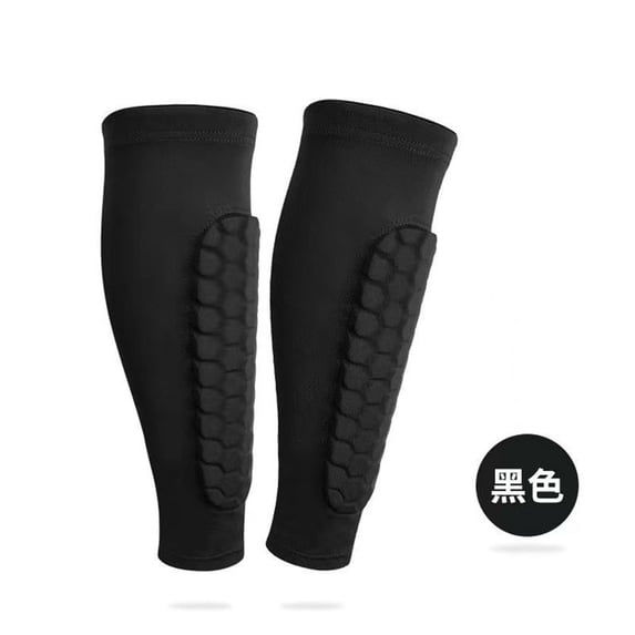 Honeycomb Padded Calf Compression Sleeves, Shockproof Leg Protectors ...