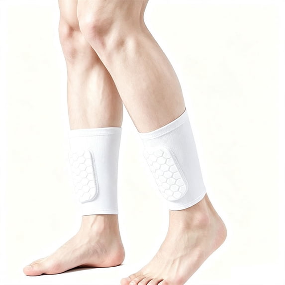 Honeycomb Padded Calf Compression Sleeves, Shockproof Leg Protectors ...