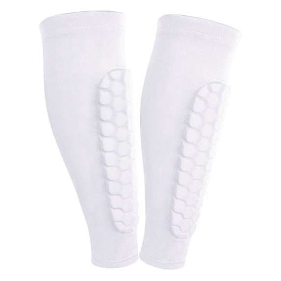 Honeycomb Padded Calf Compression Sleeves, Shockproof Leg Protectors ...