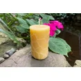 thumbnail image 1 of Honeycomb Pattern Beeswax Pillar Candle, All Natural Bees Wax Candles, Honey ??, 1 of 4