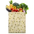 thumbnail image 1 of Honeycomb Pattern Canvas Tote Bag for Women, Durable Eco-Friendly Reusable Shopping Tote with Cute Bee Design, Lightweight Foldable Handbag for Travel, 1 of 7