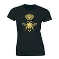 thumbnail image 1 of Honeycomb Queen Bee - Bumble Honey Funny Hipster Slogan Women's T-Shirt, 1 of 4