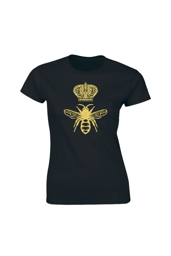 Honeycomb Queen Bee - Bumble Honey Funny Hipster Slogan Women's T-Shirt