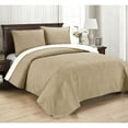 thumbnail image 1 of Honeycomb Reversible Embroidered Quilt Set by Brielle, 1 of 11