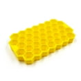 thumbnail image 1 of Honeycomb Silicone Ice Cube Tray, 37 Cavity BPA-Free With Lid Spill-Resistant Ice Mold,For Whiskey Cocktails Coffee（ 8In X 5In,Yellow）, 1 of 4