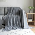 thumbnail image 1 of Honeycomb Simple Style Sofa Towel Sofa Set Solid Color Sofa Hood Deep Ash Home Sofa Set, 1 of 9