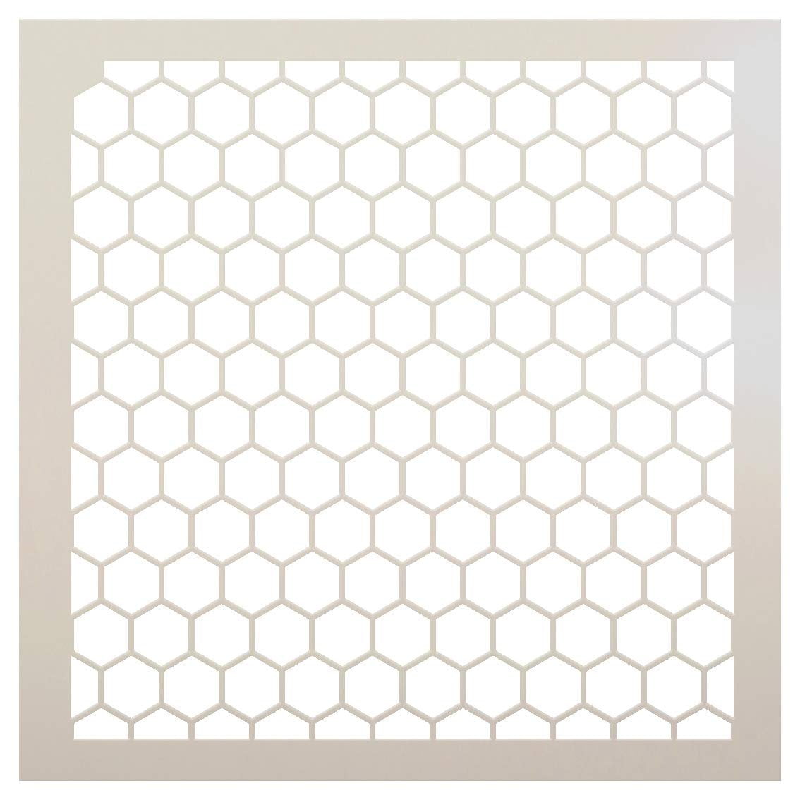 honeycomb-stencil-by-studior12-country-repeating-pattern-stencil-reusable-mylar-template-painting-chalk-mixed-media-use-for-journalingt-diy-home-decor-stcl810-9-x-9-walmart-com