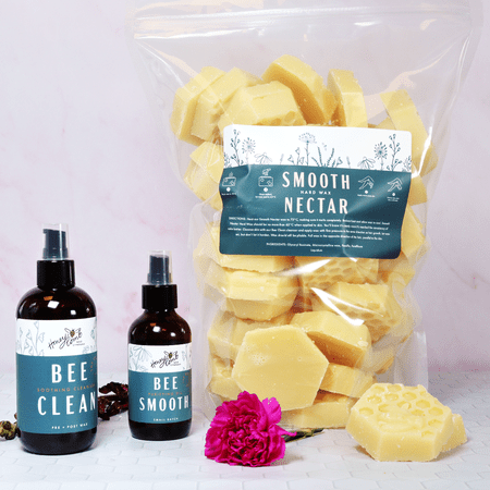 Honeycomb Wax Co. All-Natural, Hard Waxing Kit, 5Lb