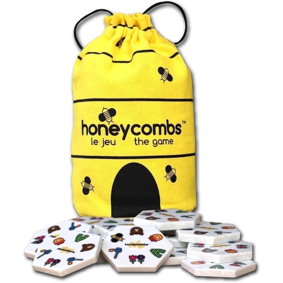 Honeycombs Game, Award Winning Tile Matching Game for Kids & Families, Educational STEM Toy for Cognitive Development, Mensa Recommended Game with 52 Tactile Tiles, Ages 5+,1-8 Players