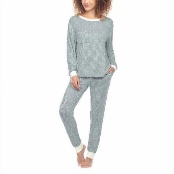 Honeydew 2-Piece Pajama Set Size: M, Color: Hunter Stripe