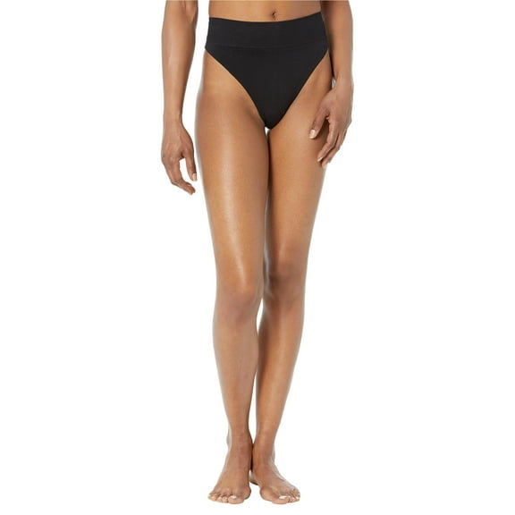 Honeydew Intimates Devin Seamless Hi-Cut Thong Black MD