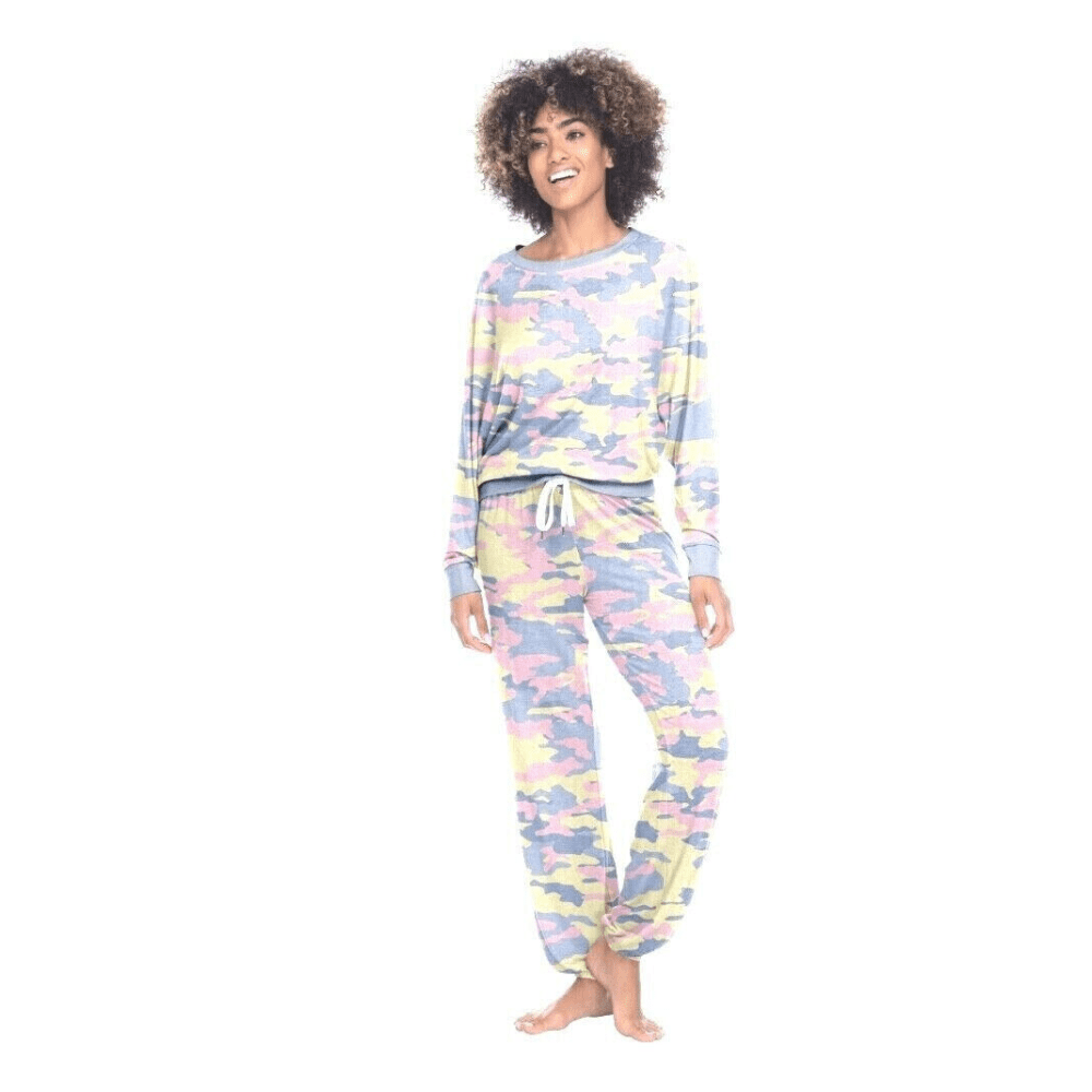 Honeydew Intimates Women's Star Seeker Lounge Set,Zest Camo, Md