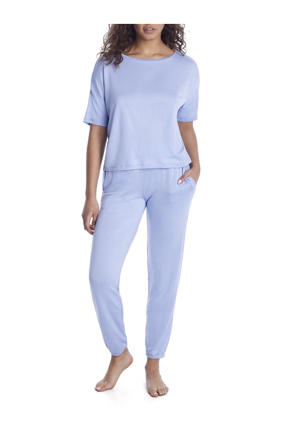 Women's Sun Lover 2 Piece PJ Set (Cove, Large)