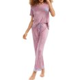 thumbnail image 1 of Honeydew Intimates Womens Rayon Knit Pajama Set Style-57964, 1 of 2
