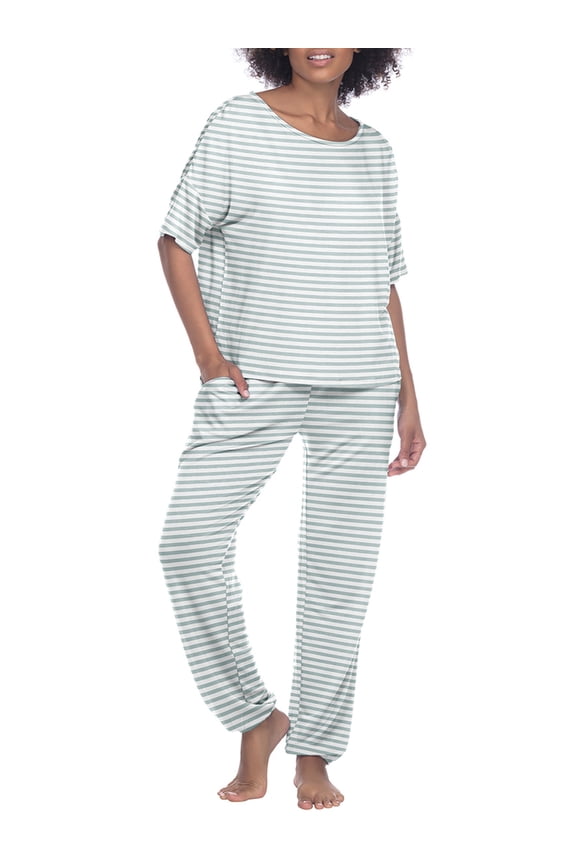 Womens Sun Lover Knit Lounge Set Style-18988