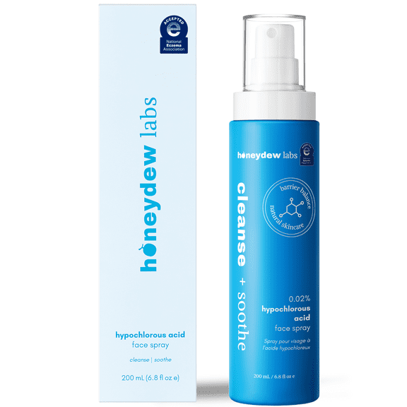 Hypochlorous Acid Spray  HOCl Face & Skin Mist for Acne, Eczema & Irritation  Multi-Purpose Skin Repair  Eyelid Cleanser, Post-Workout, Post-Procedure, Scalp & Sensitive Skin  6.8 oz