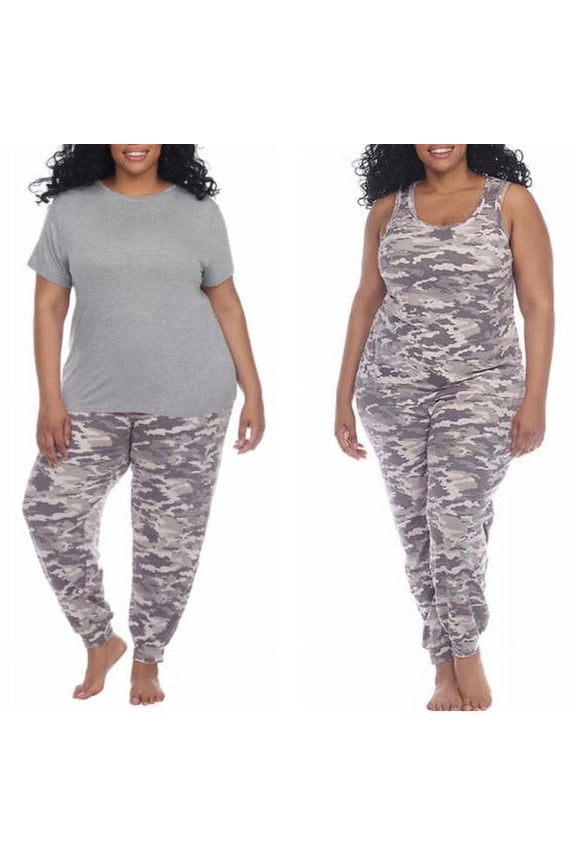 Honeydew Ladies' 3 Piece Lounge Set (Cinder Camo, X-Large)