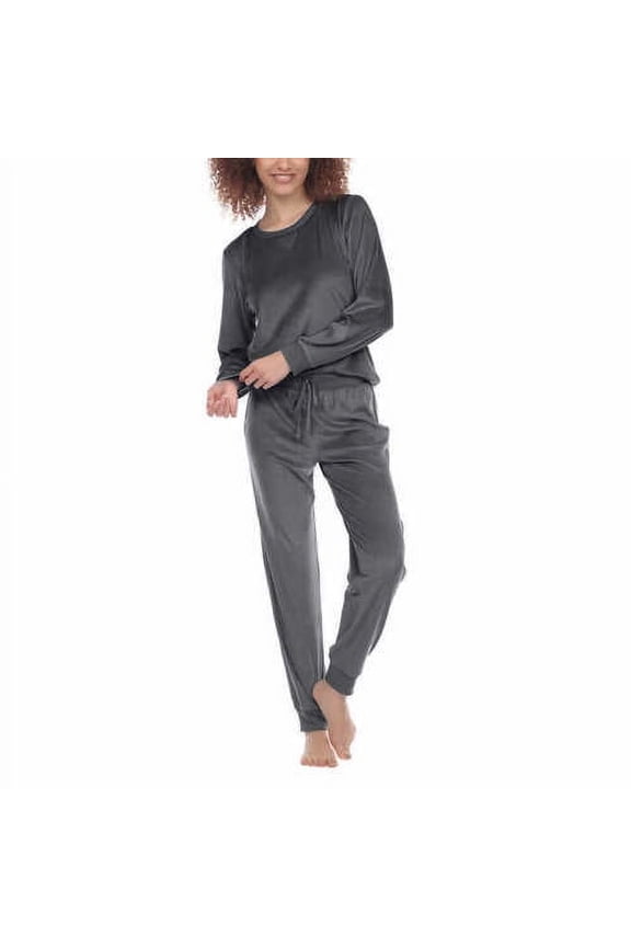 Honeydew Ladies' Velour Lounge Set 1516921 (Size M, Gray)