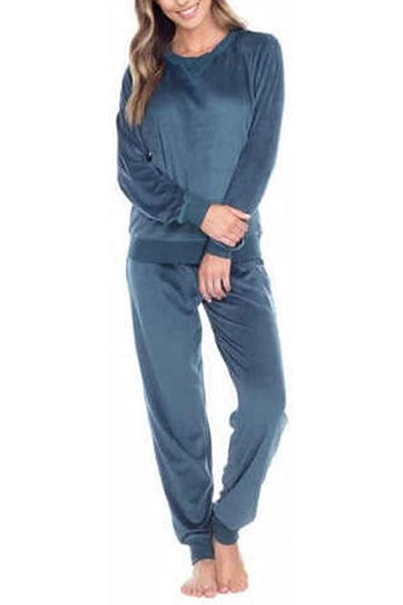 Honeydew Ladies' Velour Lounge Set (Hunter, Small)