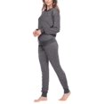 thumbnail image 1 of Honeydew Women's 2-Pc Super Soft Printed Soft Pajama Lounge Set (Gray, S), 1 of 3