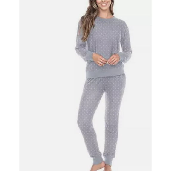 Honeydew Ladies' Size Small (4-6), 2-PC Pajama Set, Winter Sky Dot (Purple)