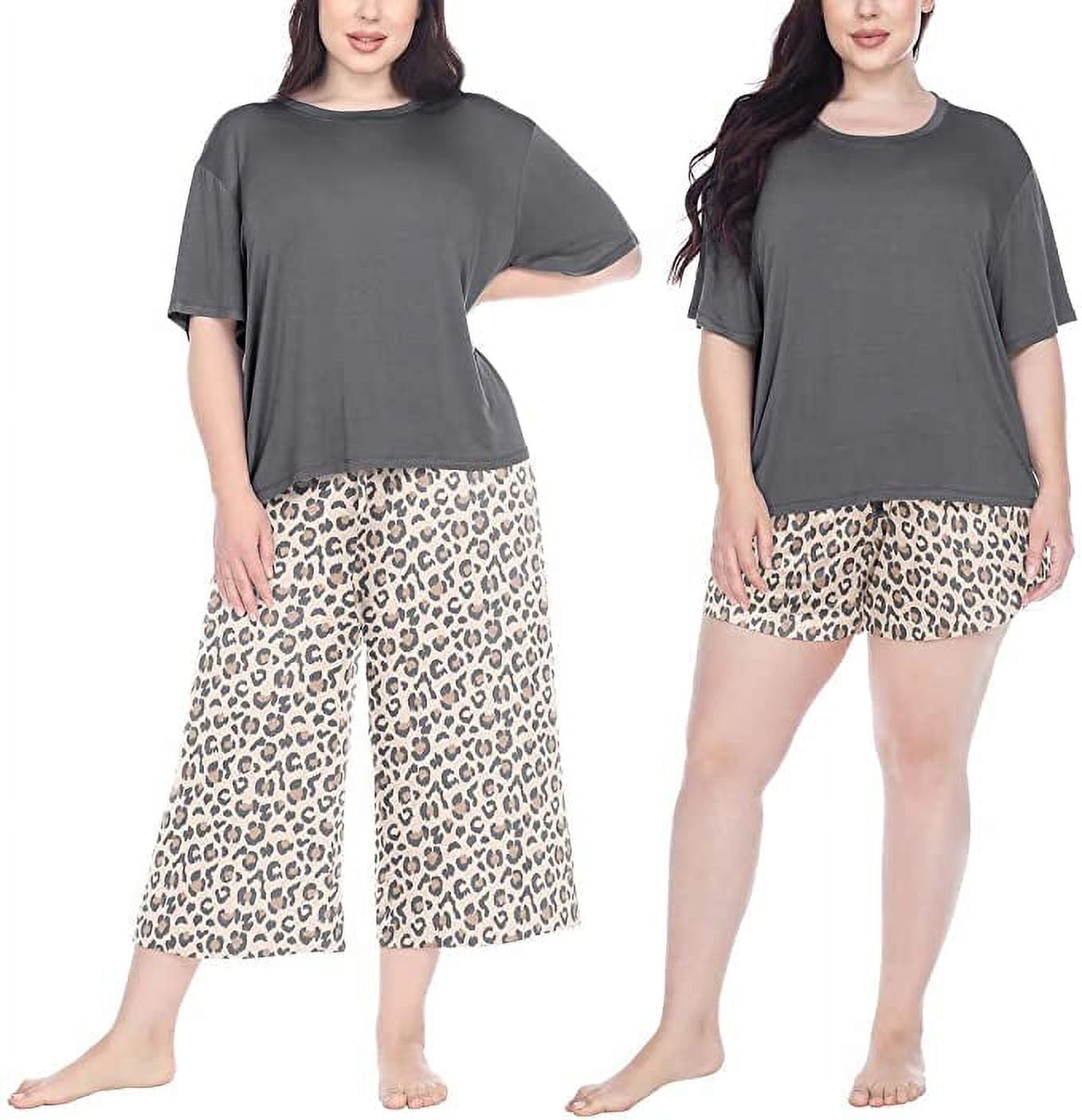 Honeydew leopard pajama set sale