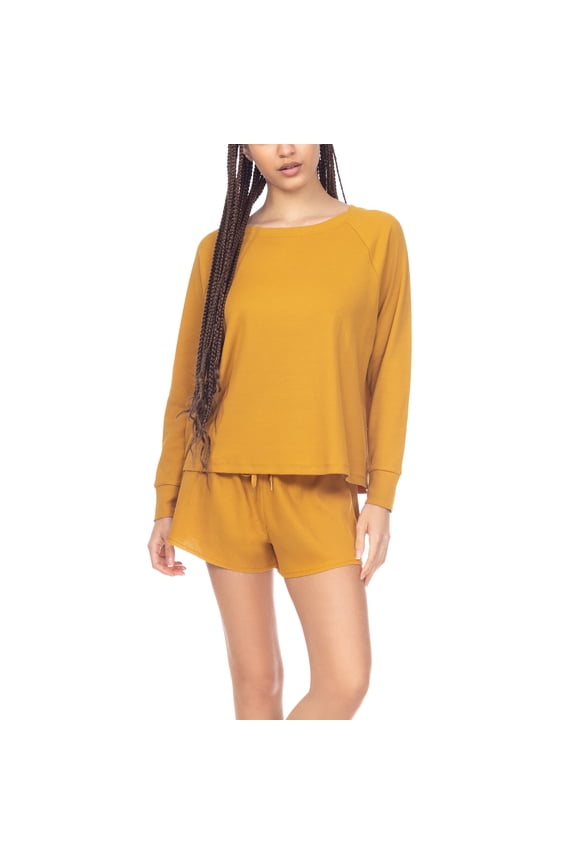 Honeydew Women's Cozy Waffle Fabric Lounge Set for Stylish & Comfortable Travels