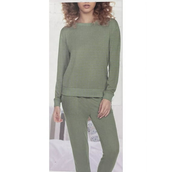 Honeydew Women’s Hacci Lounge PJ Set, 2-Piece Size: L, Color: Olive