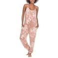 thumbnail image 1 of Honeydew Women's One Piece Sleep Jumpsuit, Sepia Tie Dye Medium, 1 of 4