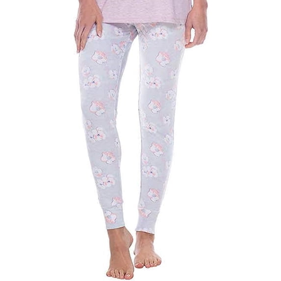 Honeydew Womens Printed Lounge Pajama Pants, 1-Piece Size Small Color Light Pink/Gray