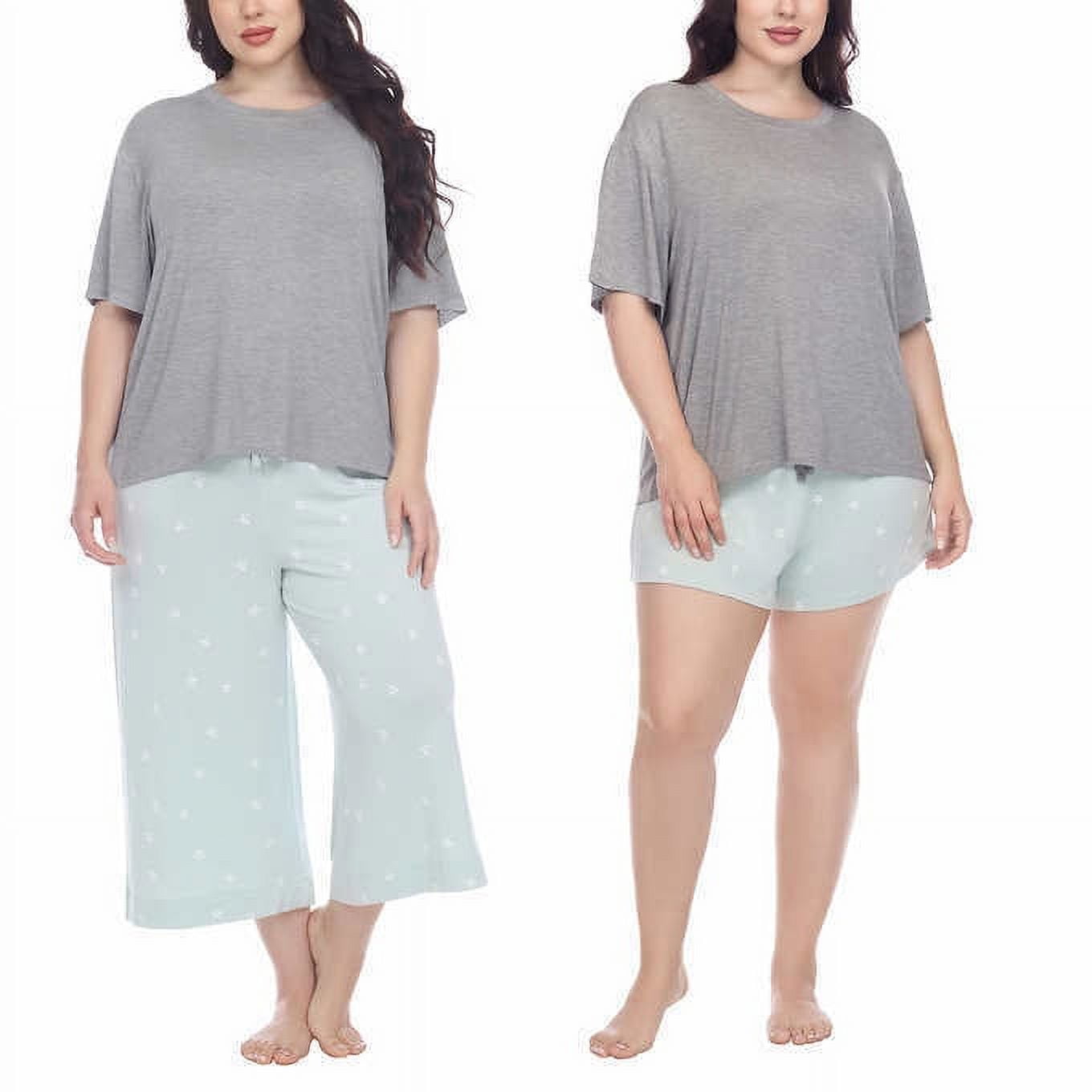 Honeydew Womens Super Soft Fleece 3 Pieces Pajama Set