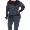thumbnail image 1 of Honeydew Ladies' Fleece 2 PC Pajama Set Size: M, Color: Navy, 1 of 4