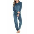 thumbnail image 1 of Honeydew's Women's Super Soft Fleece Lounge Set (Hunter, X-Large), 1 of 2