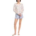 thumbnail image 1 of Honeydew womens  2pc Cuddle Crew Short Set, s, Blue, 1 of 3