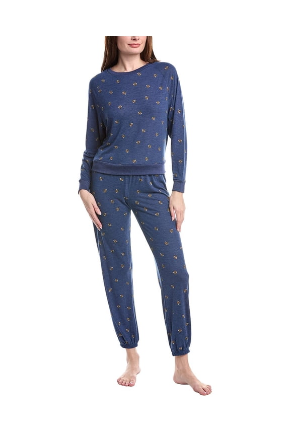 Honeydew womens 2pc Star Seeker Brushed Jersey Lounge Set, l