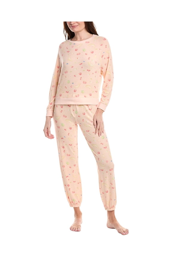Honeydew womens  2pc Star Seeker Brushed Jersey Lounge Set, l